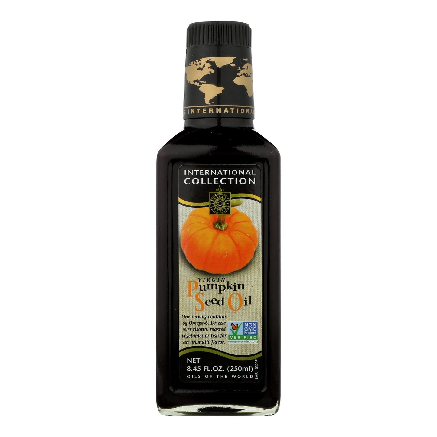 International Collection Oil - Virgin Pumpkin Seed Oil - Case Of 6 - 8.45 Fl Oz.