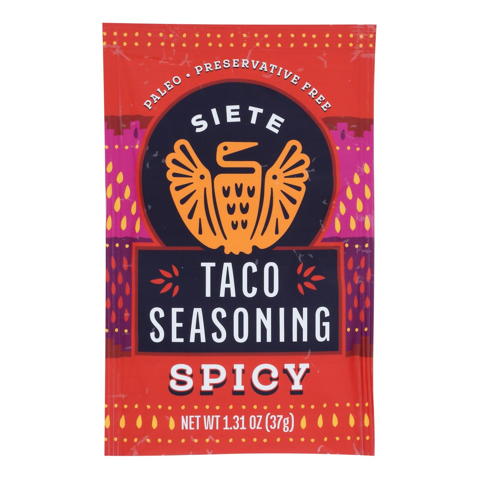 Siete - Seasoning Spicy Taco - Case Of 12-1.31 Oz