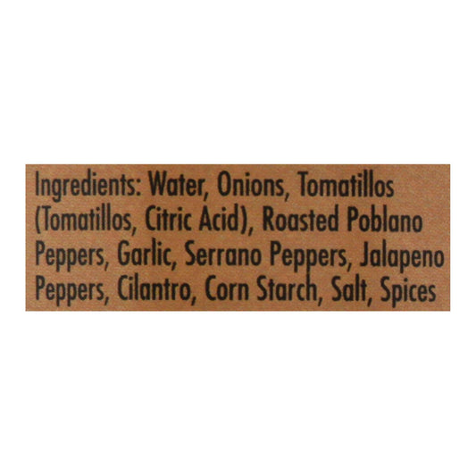 Amalias Cocina - Sauce Chili Verde - Case Of 12-12 Oz