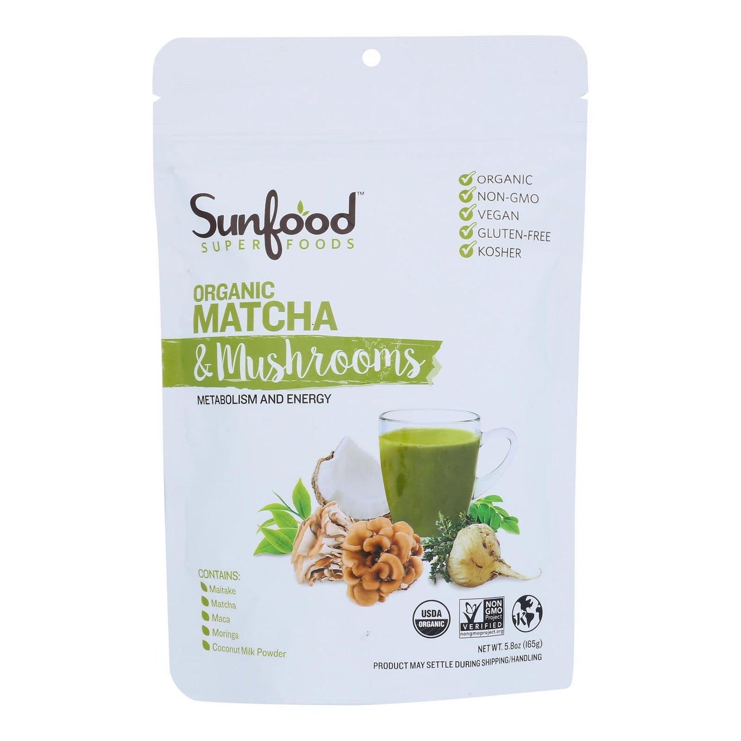 Sunfood - Matcha Powder Og2.mshroom - 1 Each-5.8 Oz