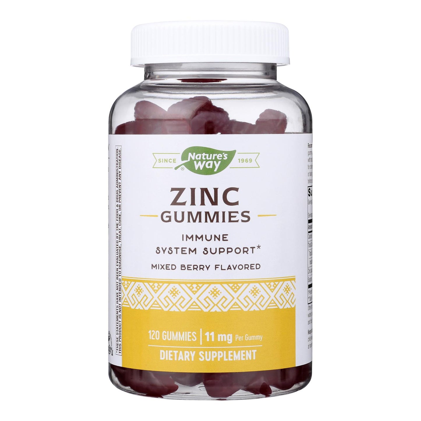 Nature's Way - Zinc Gummy 11 Mg - 1 Each-120 Ct