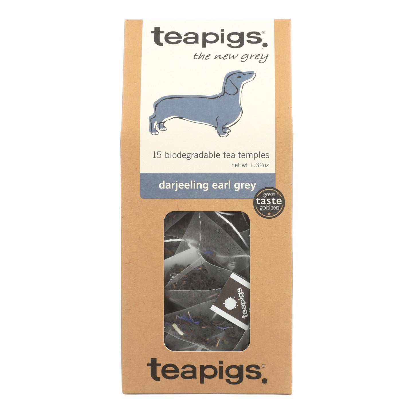 Teapigs Darjeeling Earl Grey The New Grey Tea - Case Of 6 - 15 Ct