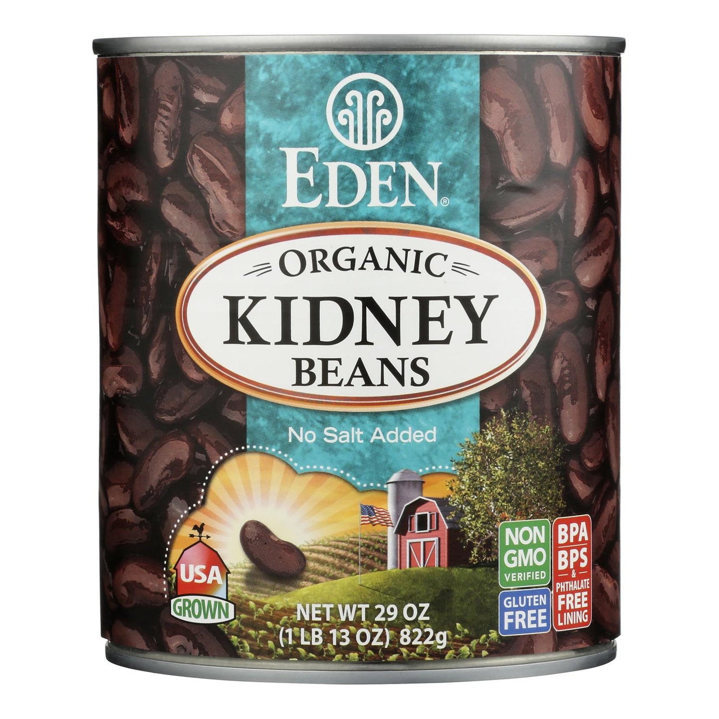 Eden Organic Kidney Beans - Case Of 12 - 29 Oz