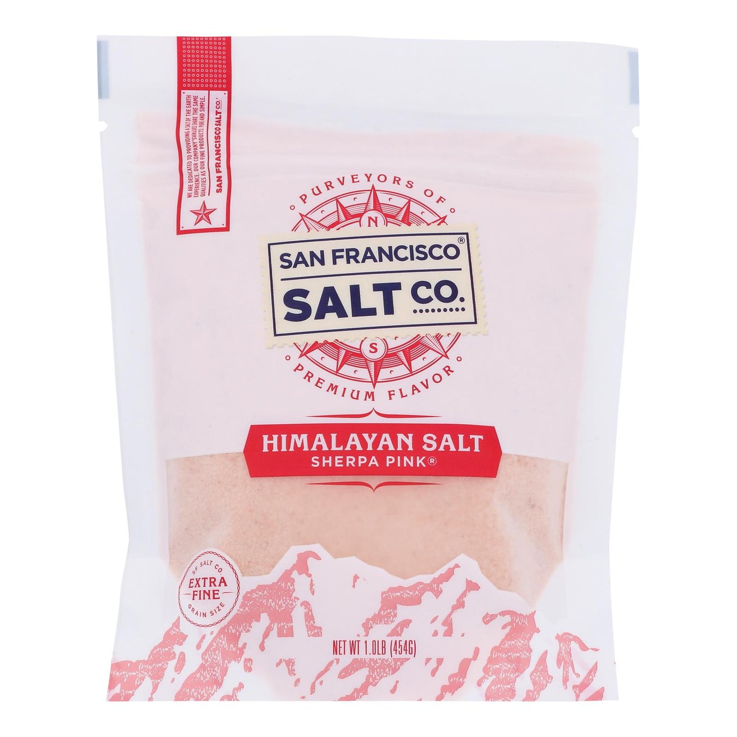 San Francisco Salt Co. - Himlyan Salt Fine Grain - Case Of 6 - 1 Lb