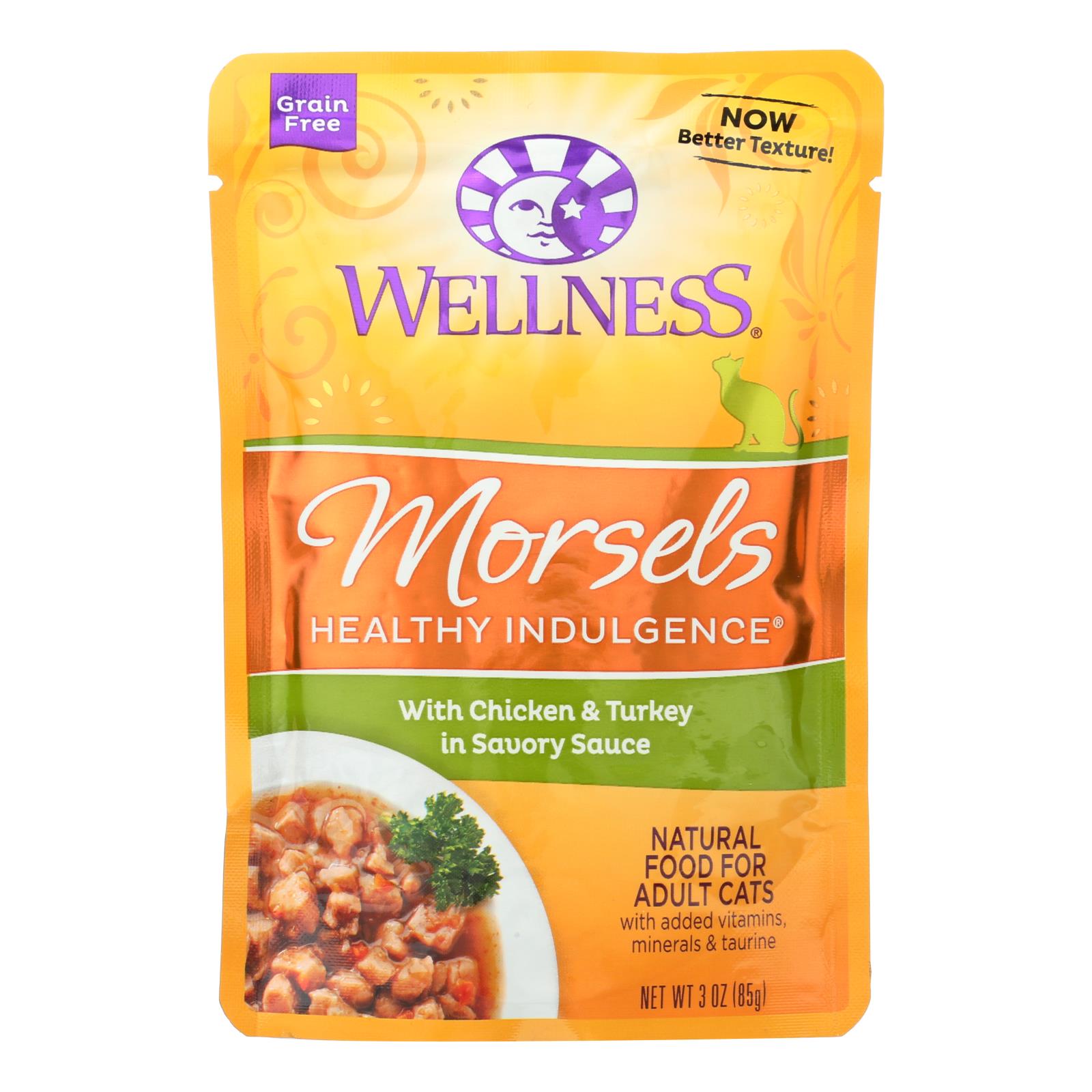 Wellness Pet Products - Morsels Cat Adlt Chkntrky - Case Of 24 - 3 Oz