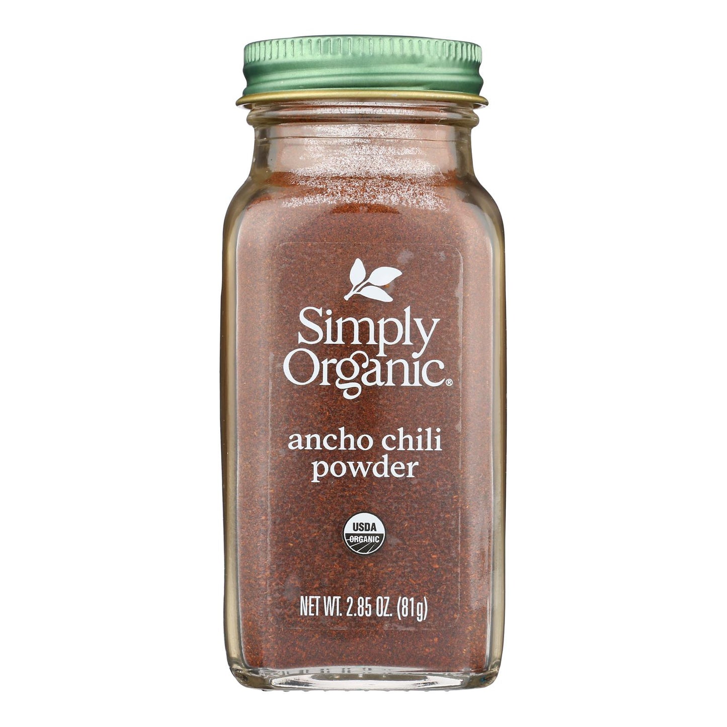 Organic Ancho Chili Powder From Simply Organic - Case Of 6 - 2.85 Oz