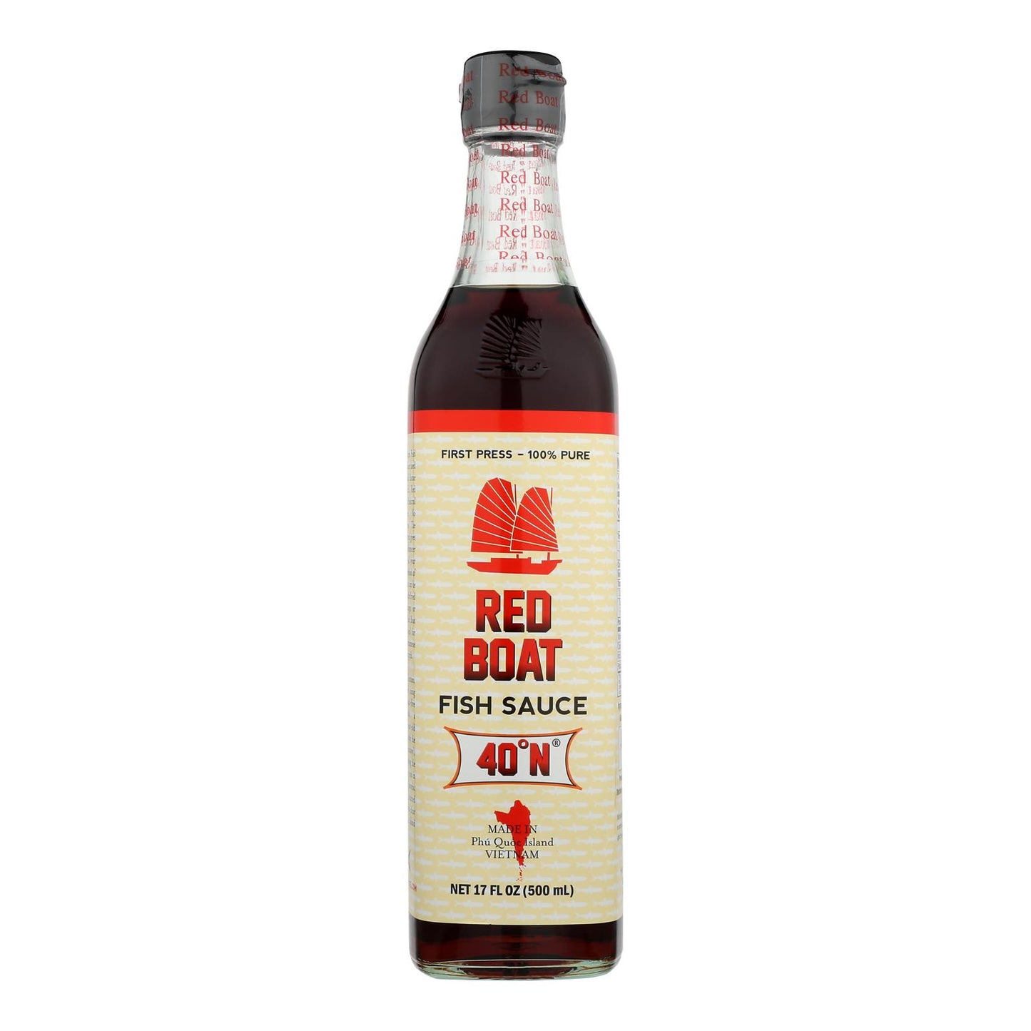 Red Boat Fish Sauce's Primary Ingredient - Case Of 12 - 17 Oz