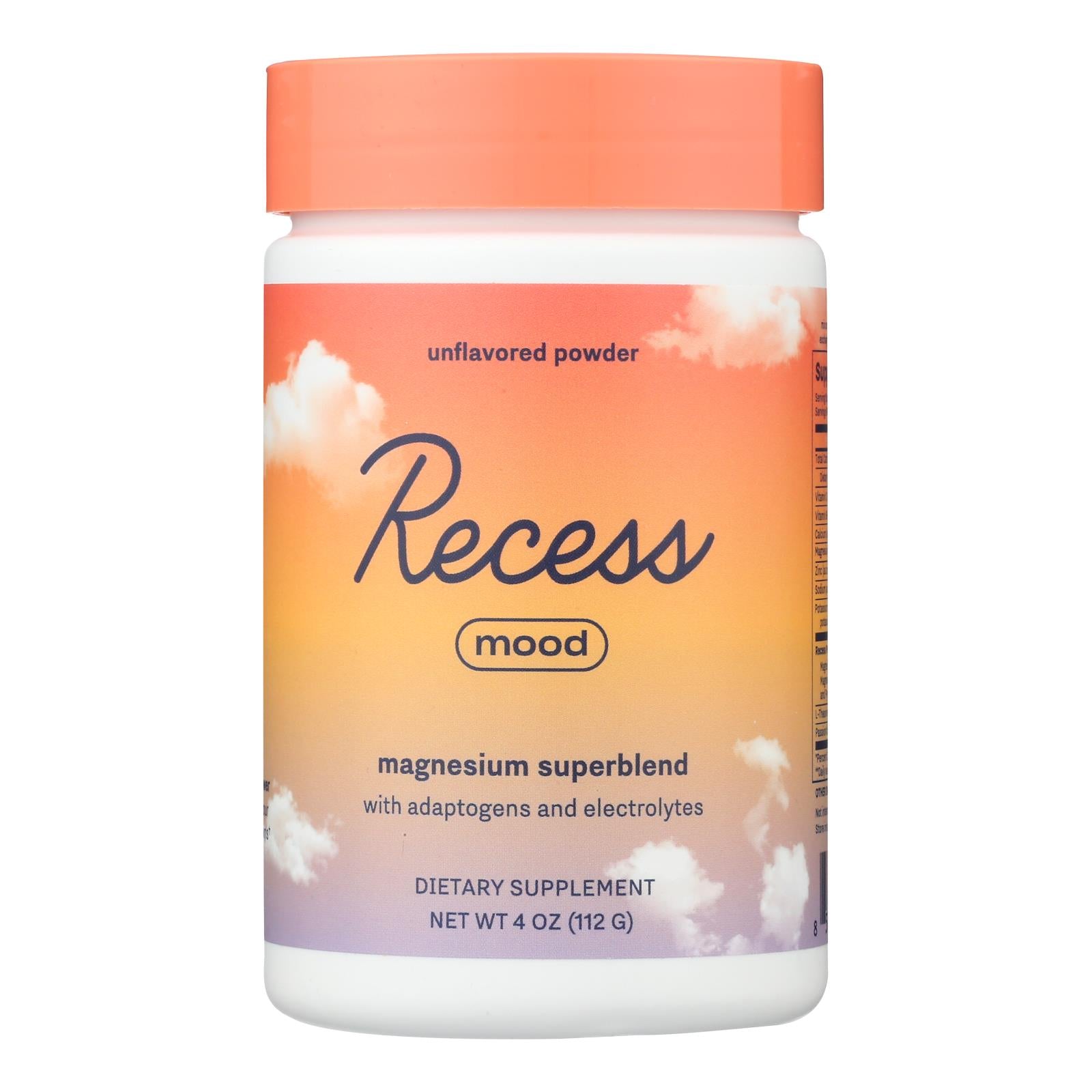 Recess - Mood Tub Unflavored - 1 Each -4 Oz