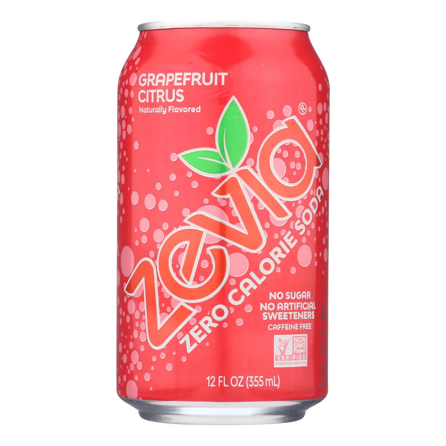 Zevia - Soda Grapefruit Citrus Zero Calorie - Case Of 4-6/12 Fluid Ounces