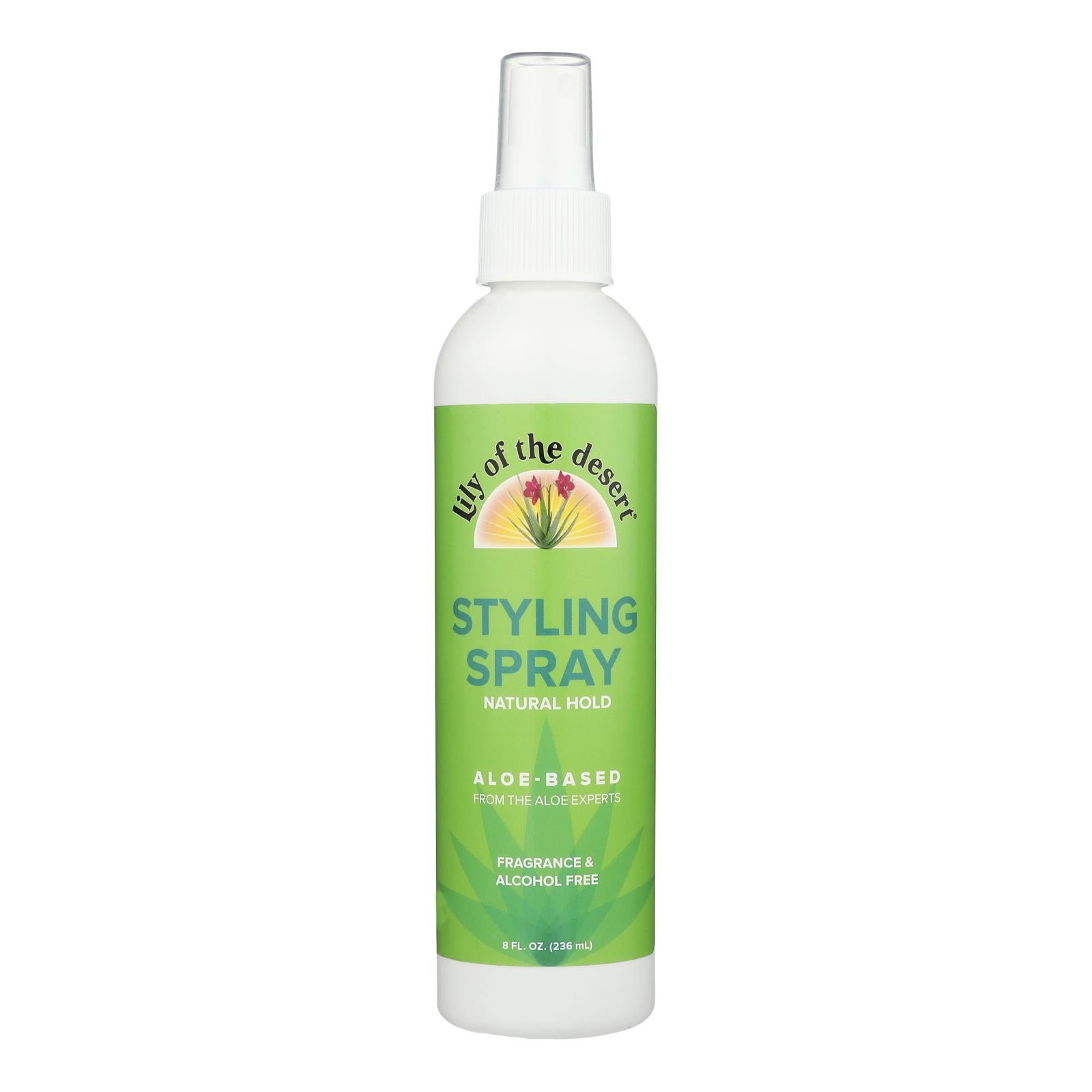 Lily Of The Desert - Styling Spray Natural Hold - Case Of 1 - 8 Fl Oz.