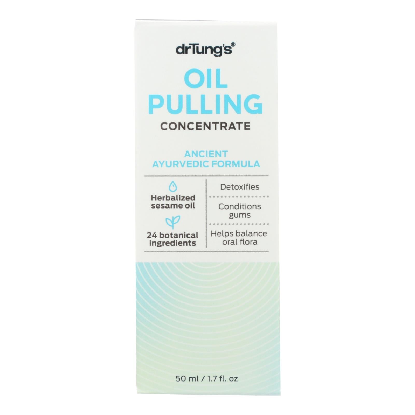 Dr. Tung's Oil Pulling - Ancient Ayurvedic Formula - Case Of 12 - 1.7 Oz.