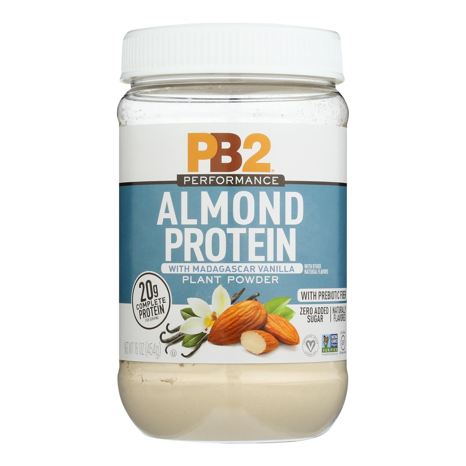 Pb2 - Almond Protein Powder W/van - Case Of 6-16 Oz