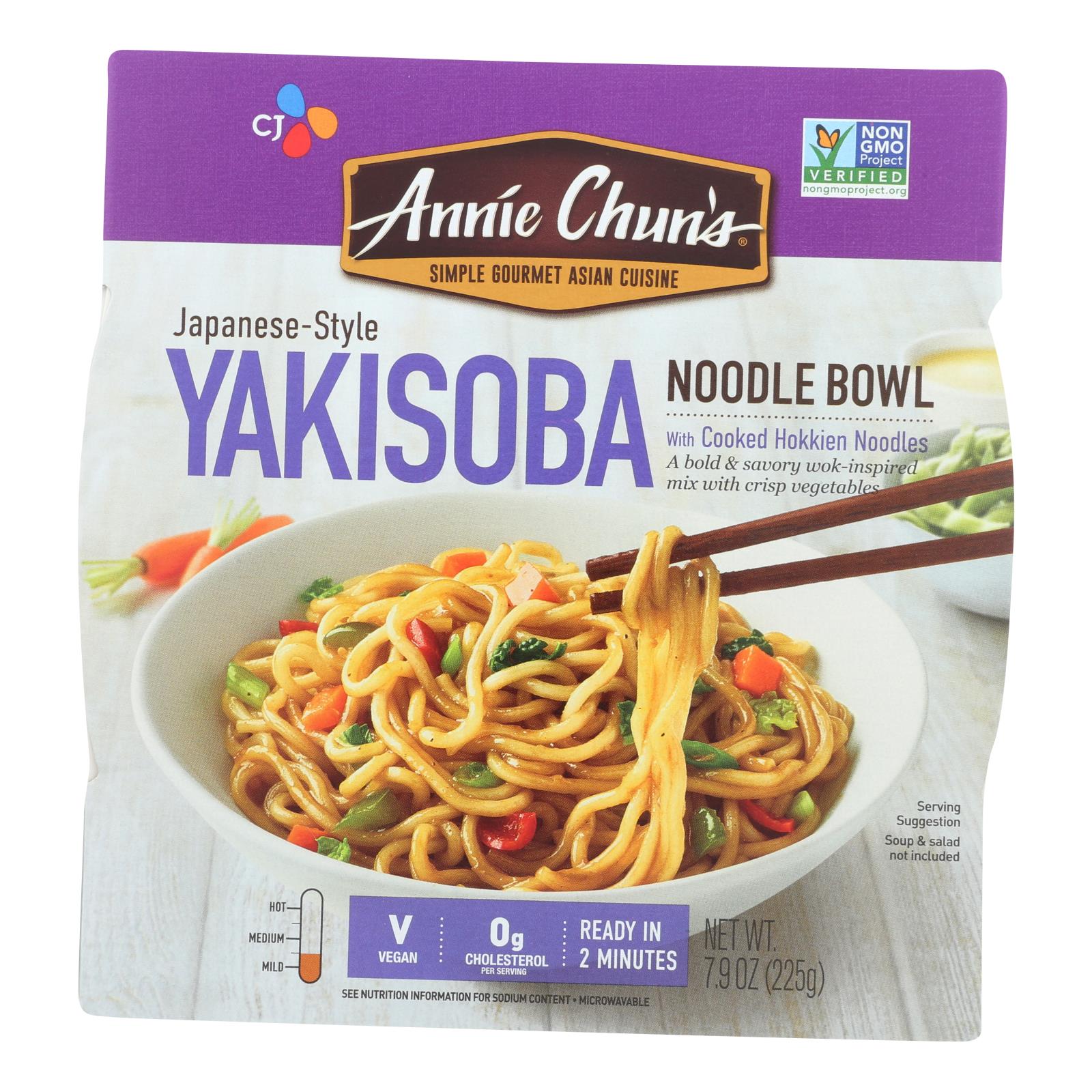 Annie Chun's Japanese-style Yakisoba Noodle Bowl - Case Of 6 - 7.9 Oz