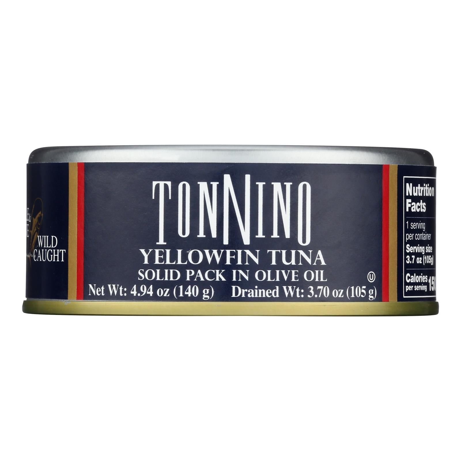 Tonnino Tuna - Light Tuna In Oil - Case Of 12 - 4.94 Oz