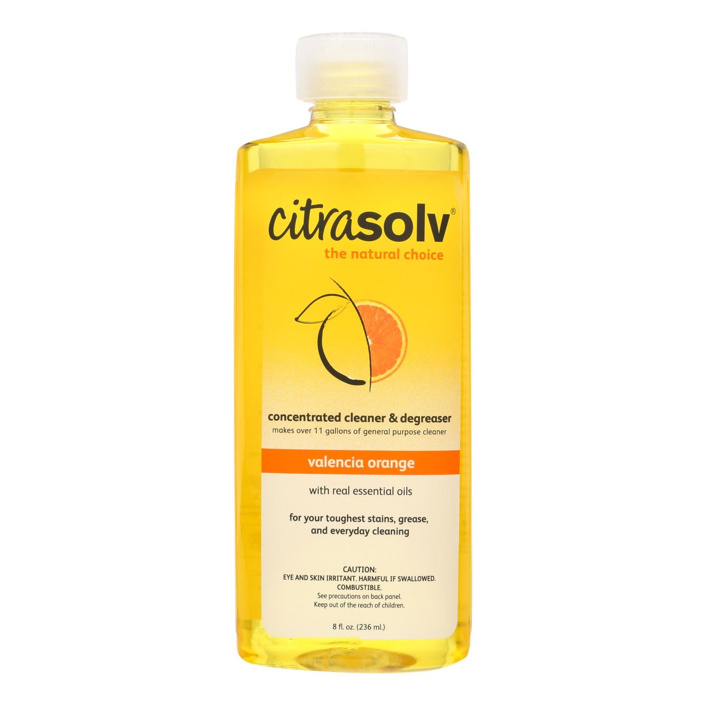 Citrasolv Natural Cleaner And Degreaser Valencia Orange - 8 Fl Oz