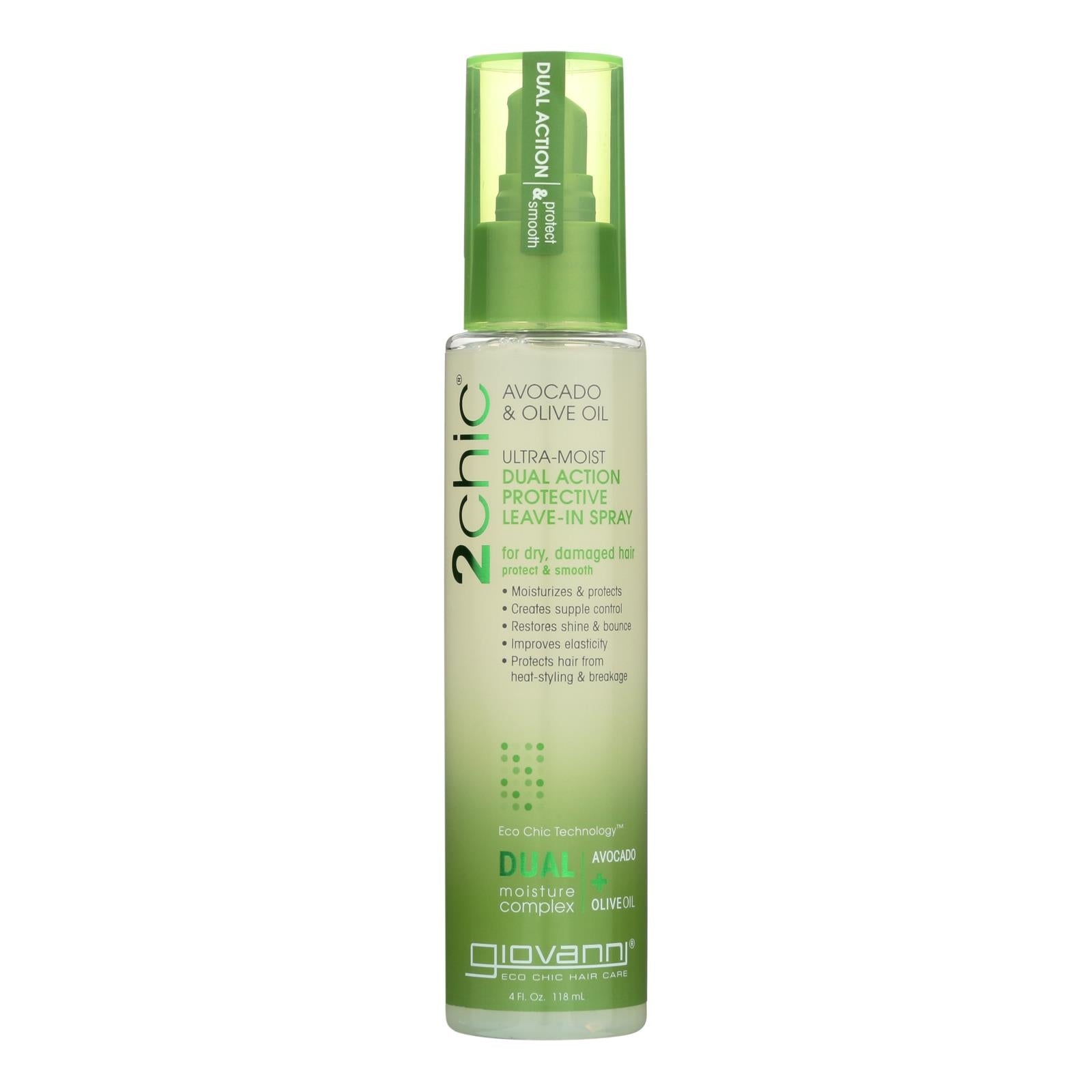 Giovanni Hair Care Products Spray Leave In Conditioner - 2chic Avocado - 4 Oz