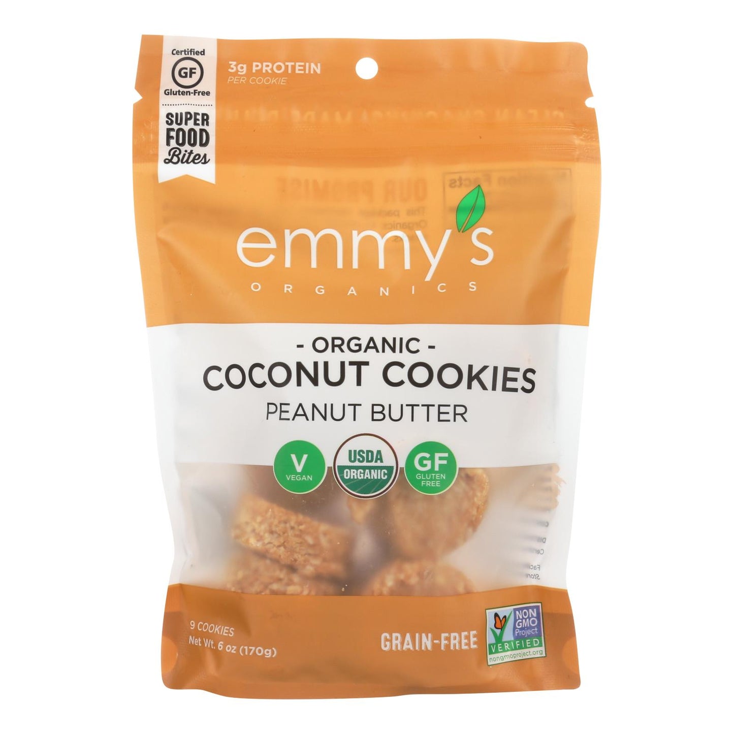 Emmy's Organics Organic Coconut - Case Of 8 - 6 Oz.