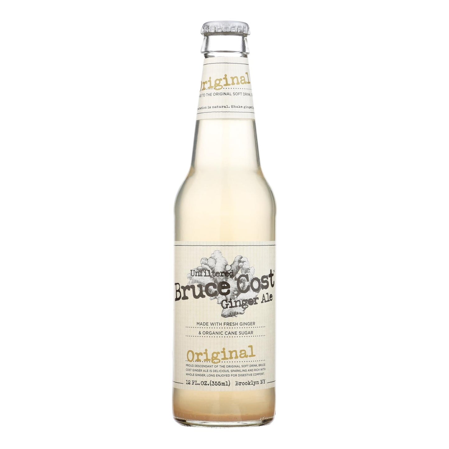 Bruce Cost Original Ginger Ale - Case Of 6 - 4/12 Fz