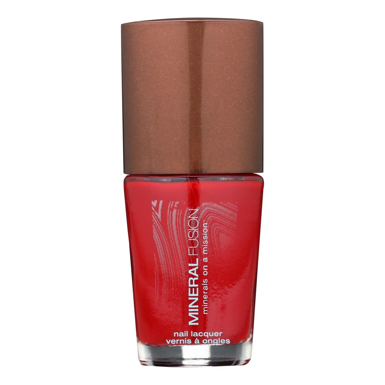 Mineral Fusion - Nail Polish - Fiery Lava - 0.33 Oz.