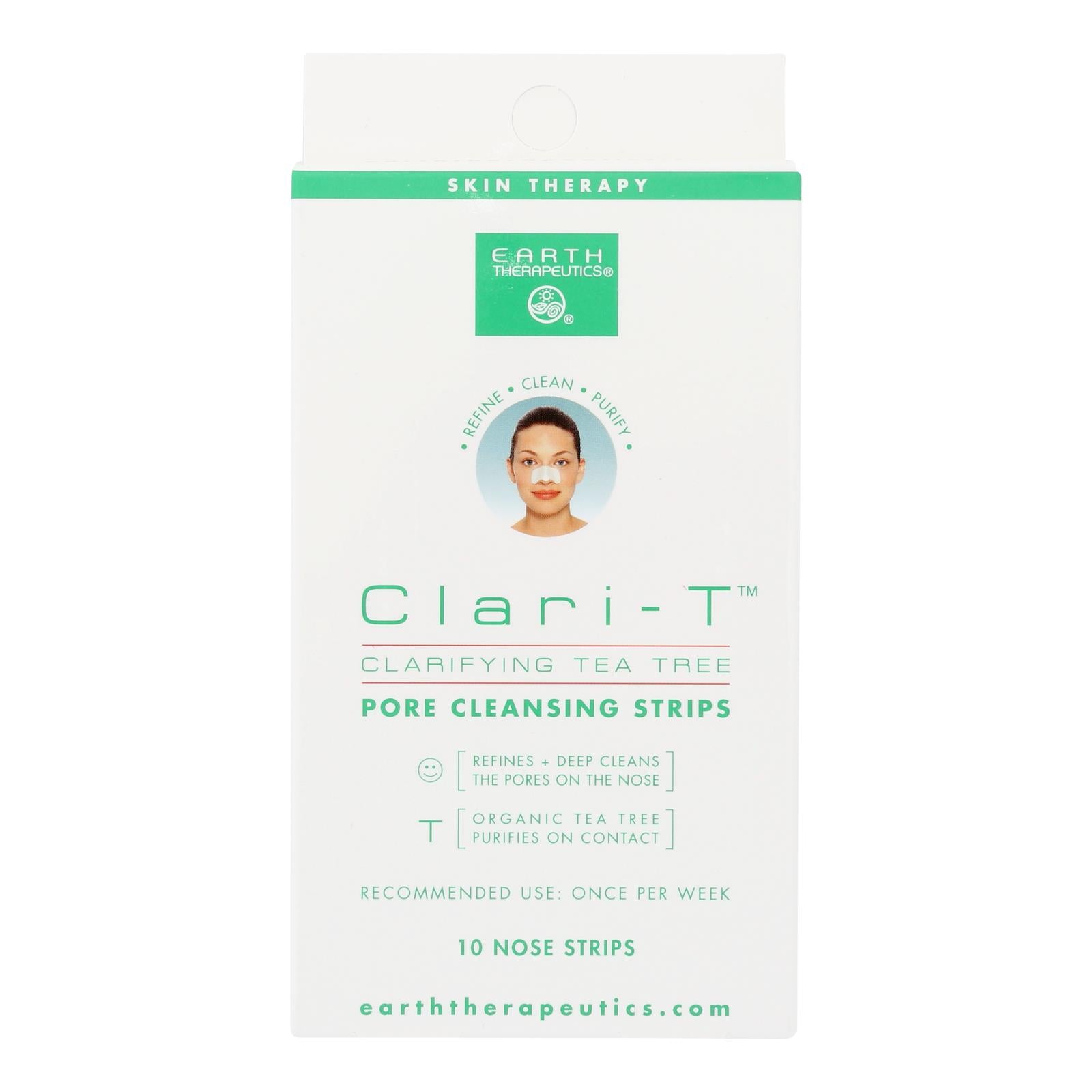 Earth Therapeutics - Pore Cleanse Strip T Tree - 1 Each - 6 Ct
