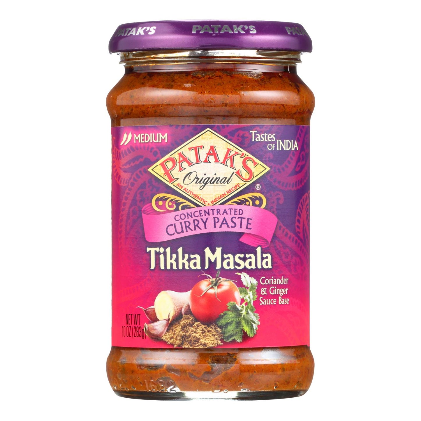 Pataks Concentrated Curry Paste, Tikka Masala Medium - Case Of 6 - 10 Oz