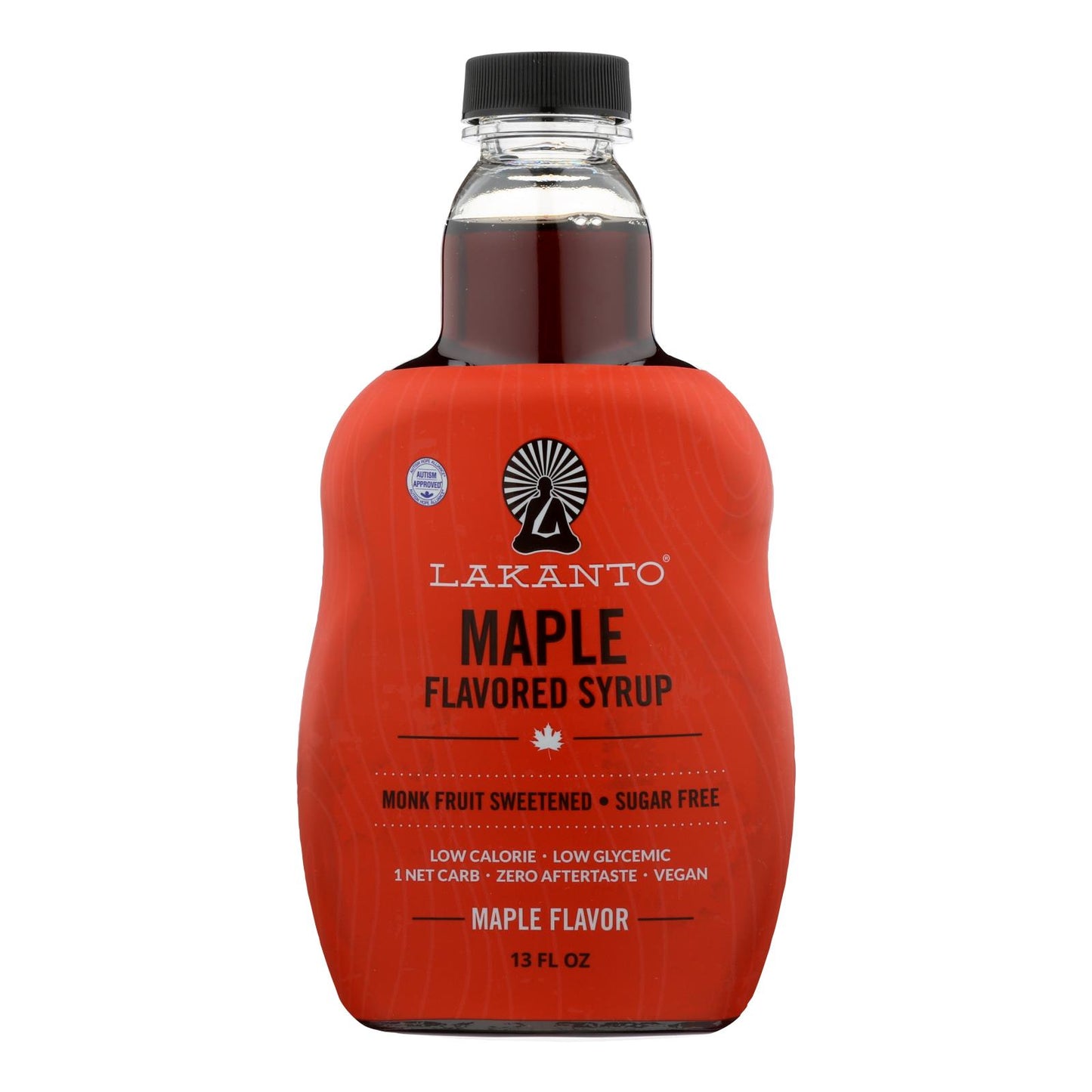 Lakanto Monk Fruit Sweetened Maple Flavored Syrup - Case Of 8 - 13 Fz