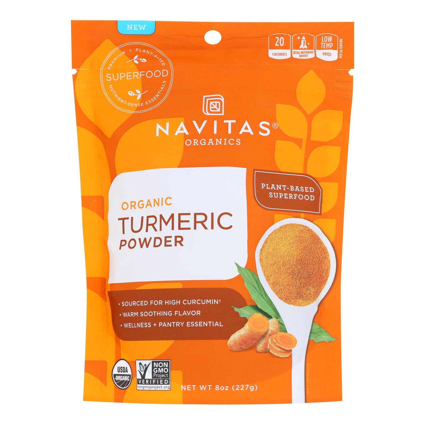 Navitas Organics Turmeric Powder - Case Of 6 - 8 Oz
