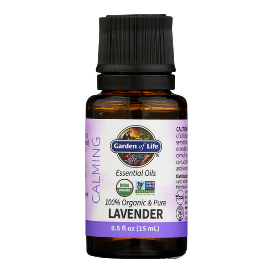 Garden Of Life - Essential Oil Lavender - .5 Fz