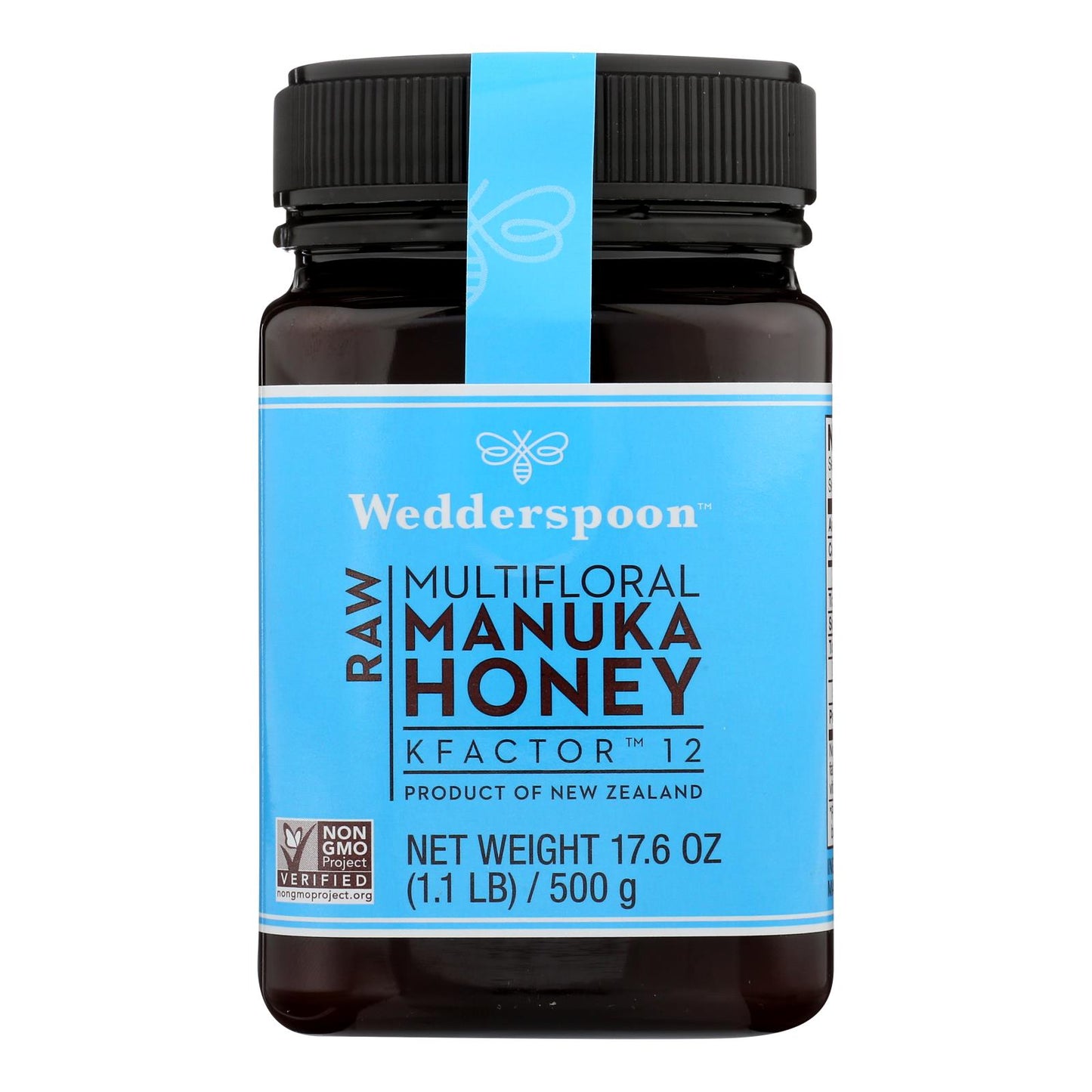 Wedderspoon Raw Manuka Honey Kfactor 12 - Case Of 6 - 17.6 Oz
