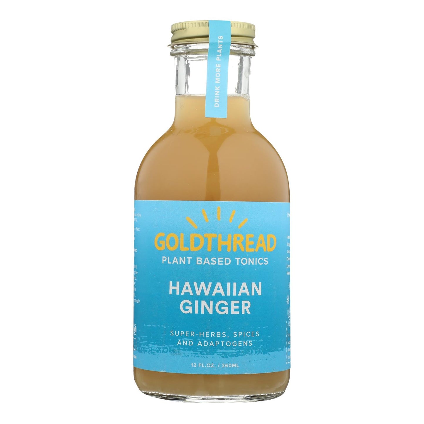Goldthread Hawaiian Ginger Herbal Tonic - Case Of 6 - 12 Fz