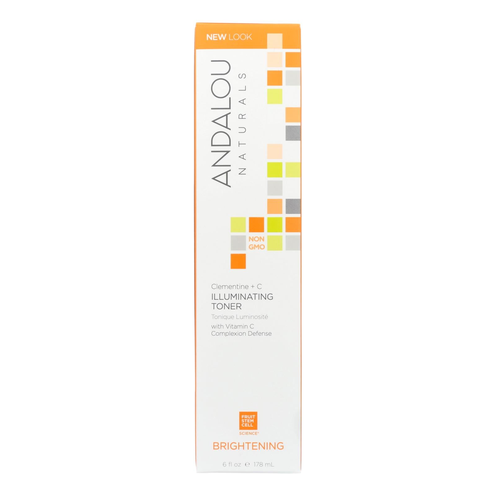 Andalou Naturals Brightening Clementine Plus C Illuminating Toner - 6 Fl Oz