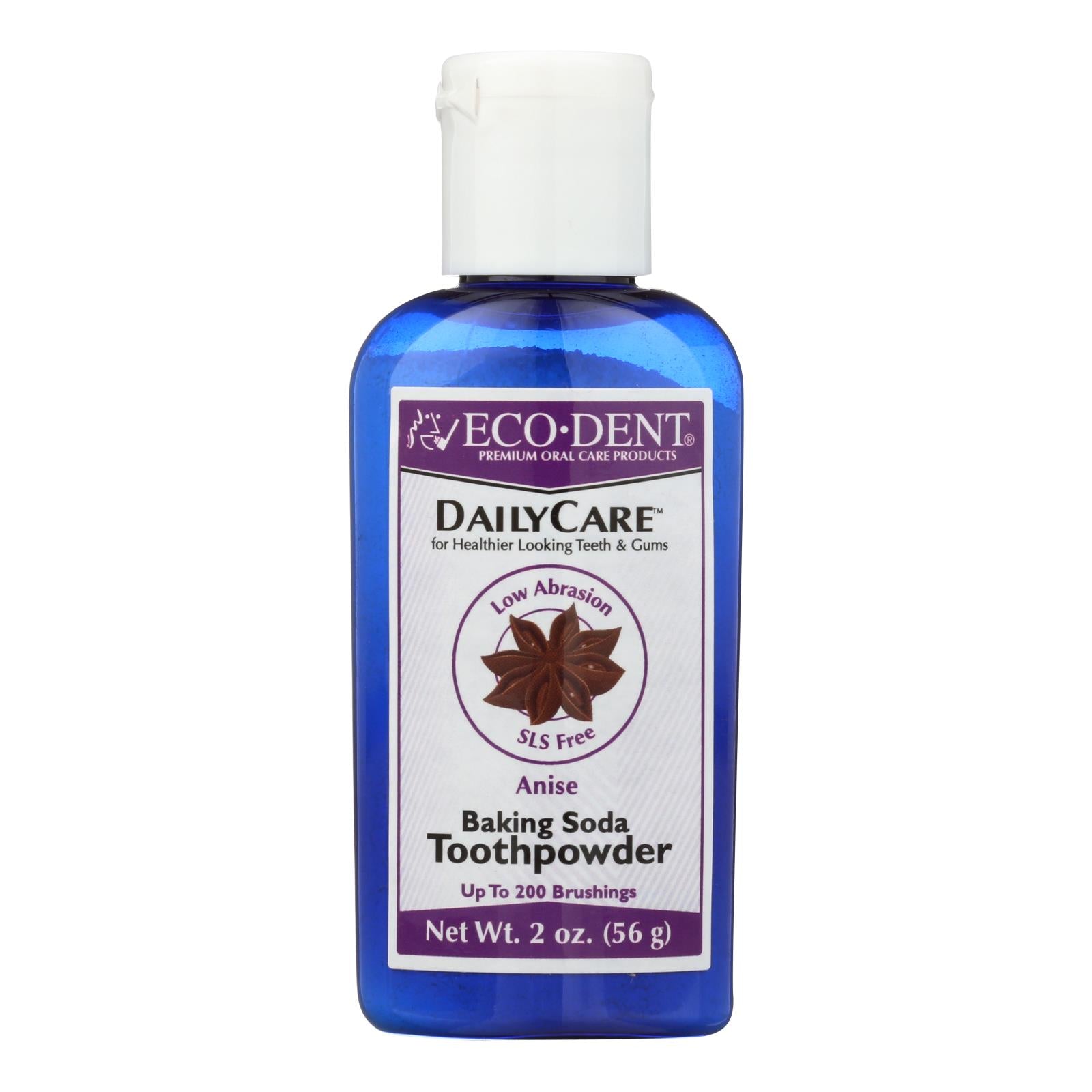 Eco-Dent Toothpowder Daily Care - Anise - 2 oz