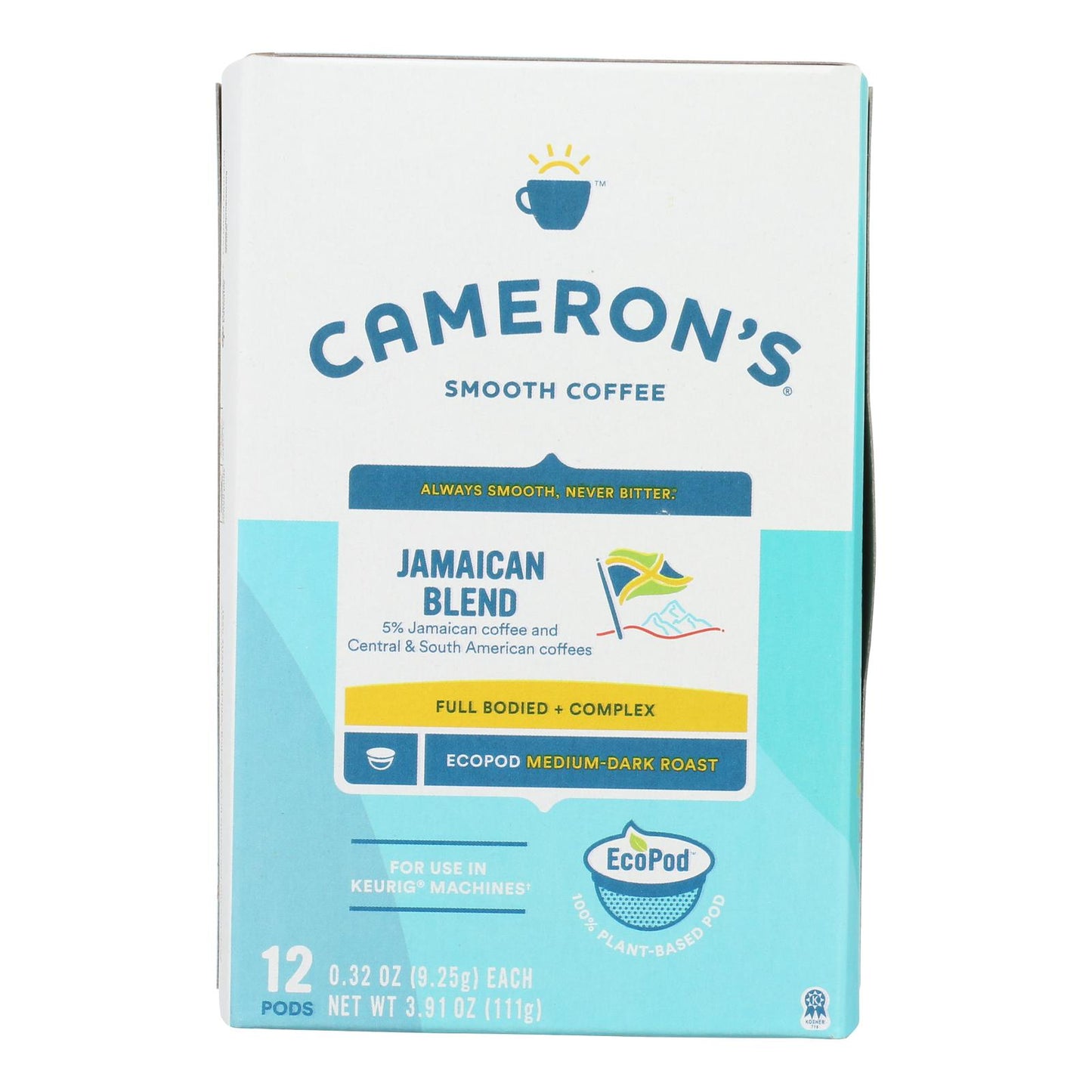 Cameron’S Specialty Coffee, Jamaican Blue Mountain Blend  - Case of 6 - 12 CT