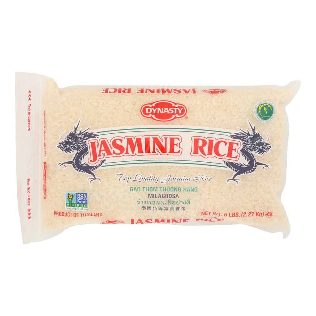 Dynasty Rice - Jasmine - Case of 6 - 5 lb.