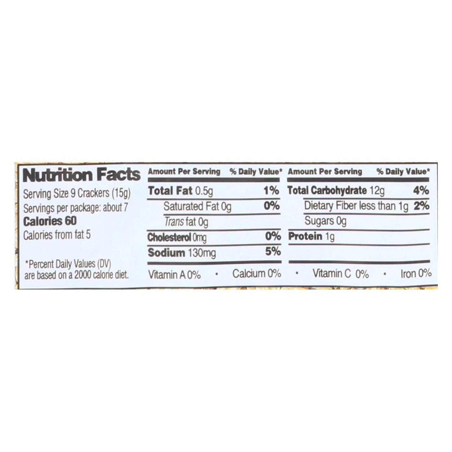 Edward and Sons Brown Rice Snaps - Tamari Sesame - Case of 12 - 3.5 oz.