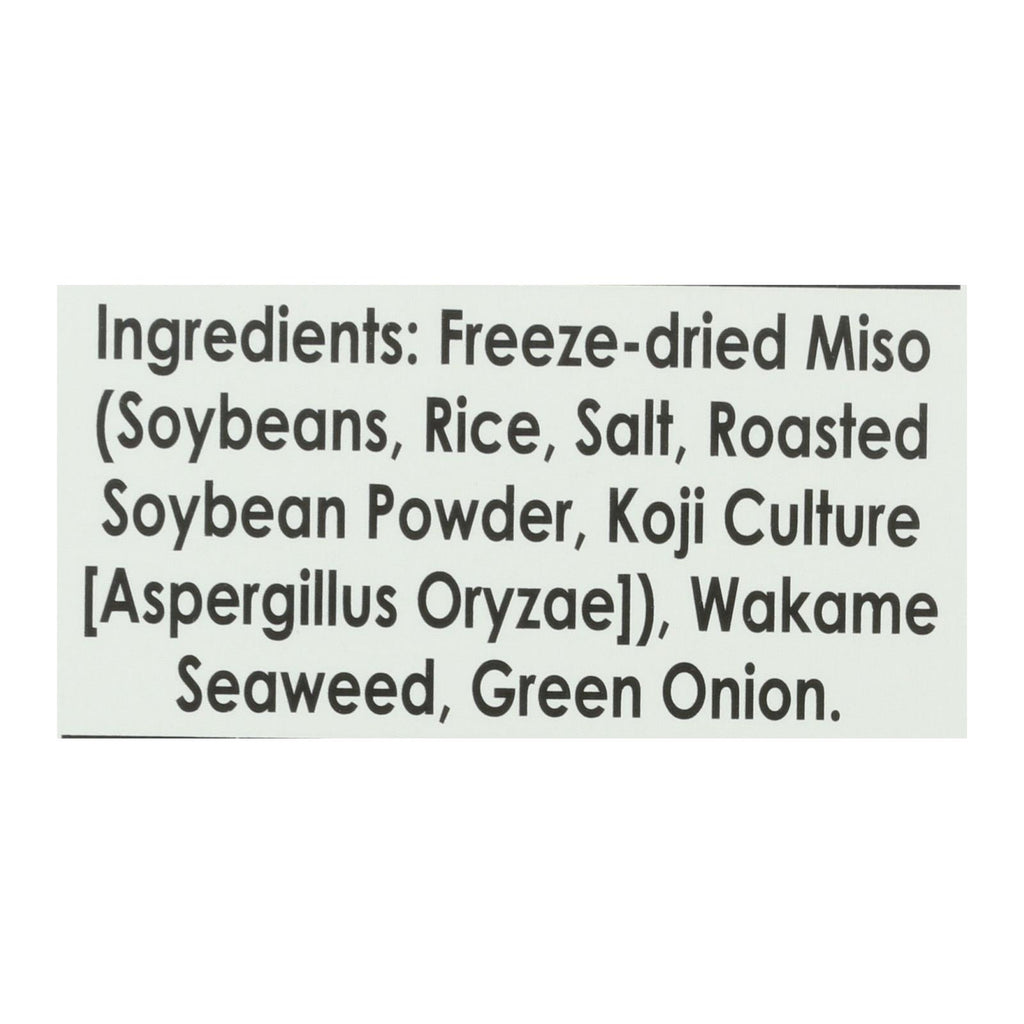 Edward and Sons Seaweed Miso - Cup - Case of 12 - 2.5 oz.