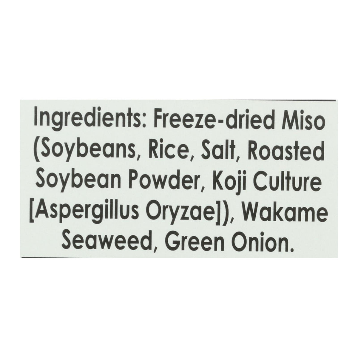 Edward and Sons Seaweed Miso - Cup - Case of 12 - 2.5 oz.