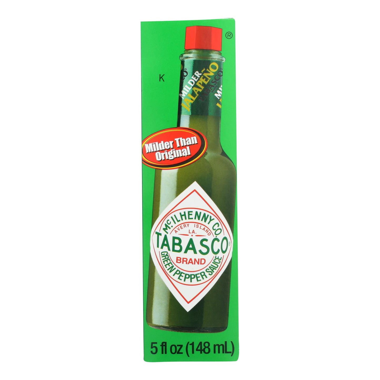 Mcilhenny Co. Tabasco Brand Green Pepper Sauce  - Case of 12 - 5 OZ