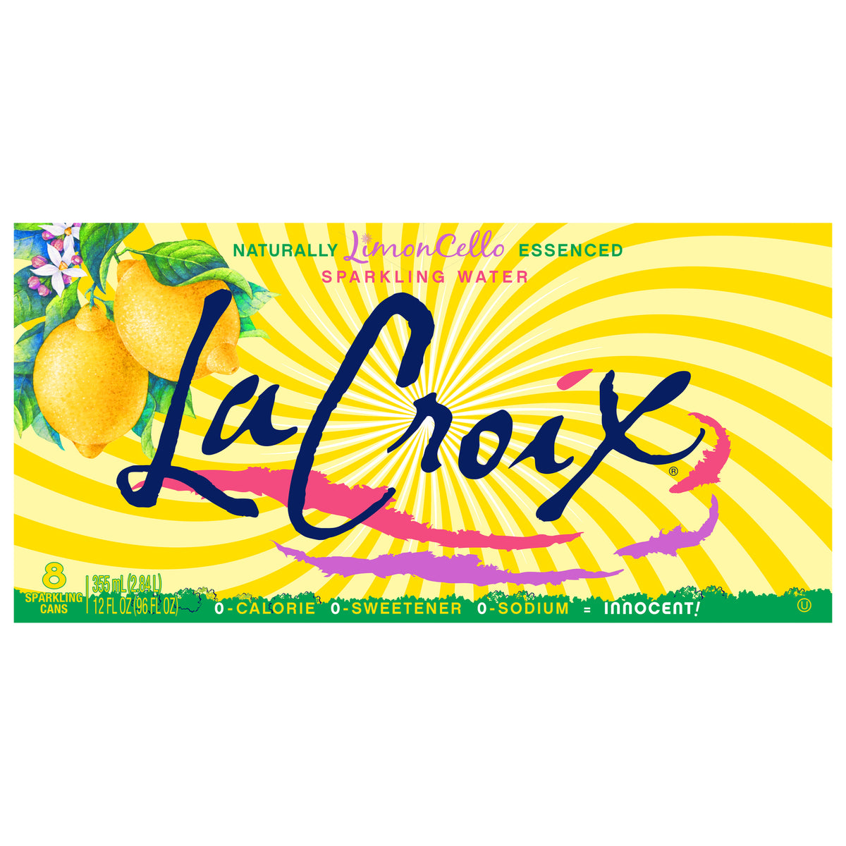 Lacroix - Sparkling Water Limoncello - Case of 3-8/12 FZ
