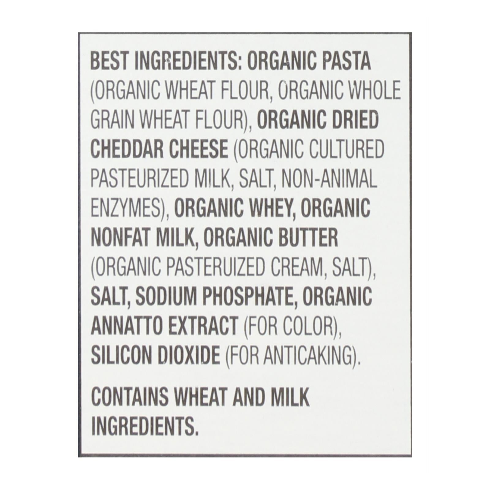 Annies Homegrown Macaroni and Cheese - Organic - Grass Fed - Classic Mild Cheddar - 6 oz - case of 12