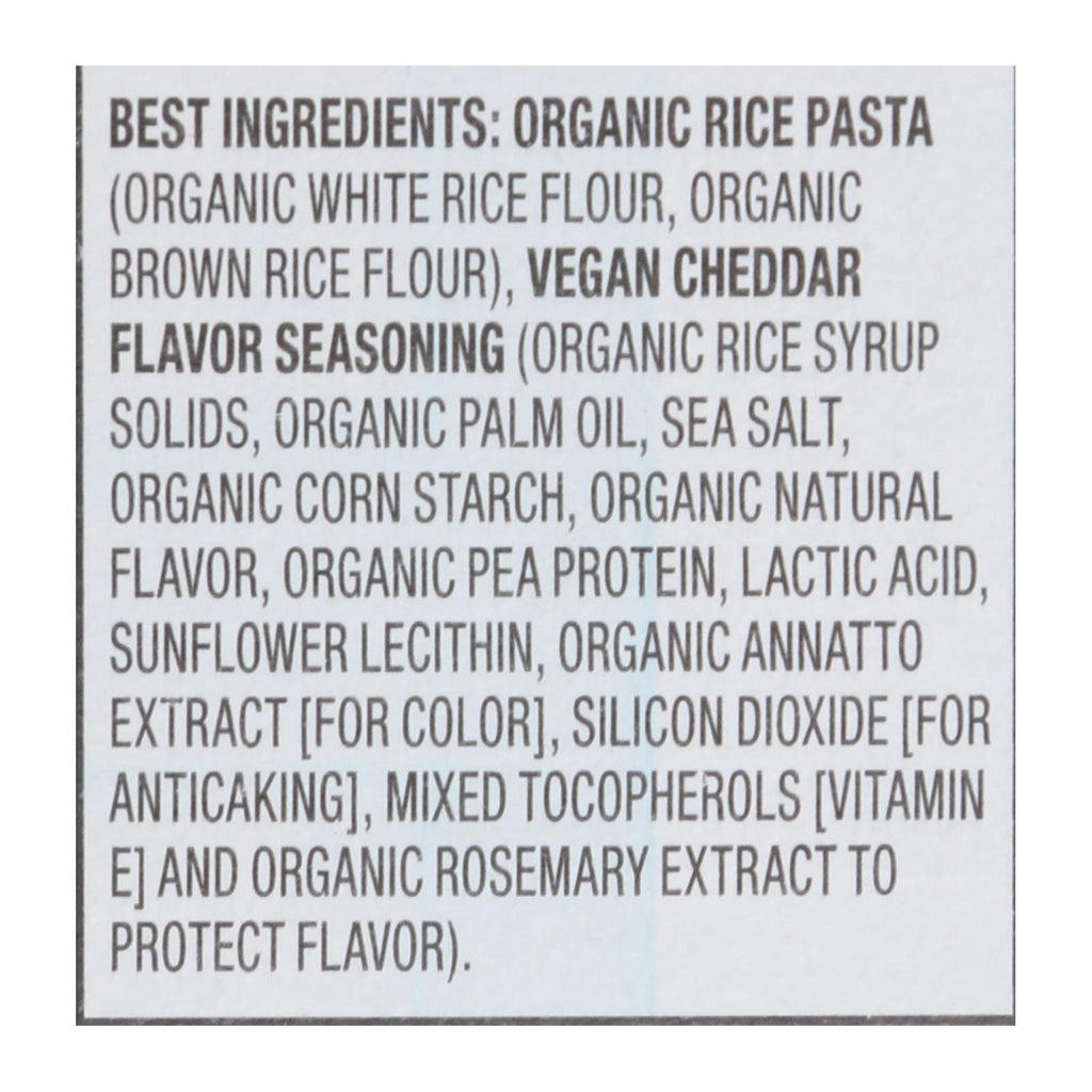 Annie's Homegrown Organic Gluten Free Vegan Elbows and Creamy Sauce Rice Pasta Dinner - Case of 12 - 6 oz.