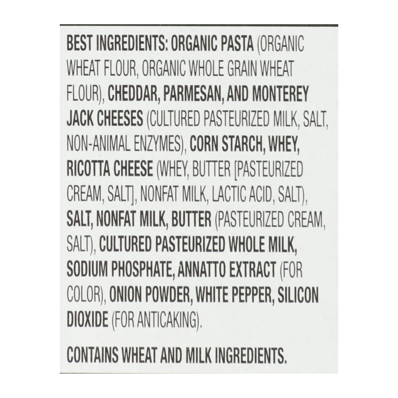 Annie's Homegrown Four Cheese Macaroni and Cheese - Case of 12 - 5.5 oz.