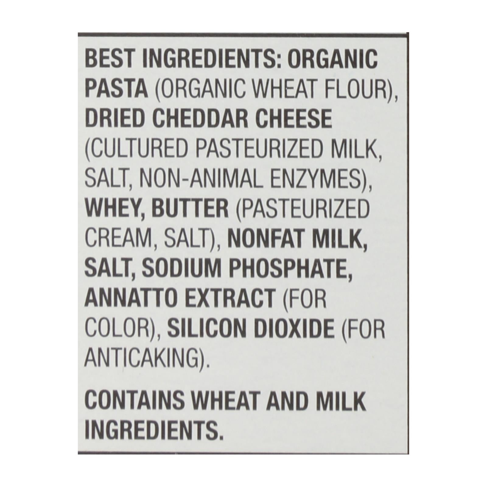 Annies Homegrown Macaroni and Cheese - Organic - Shells and Real Aged Cheddar - 6 oz - case of 12