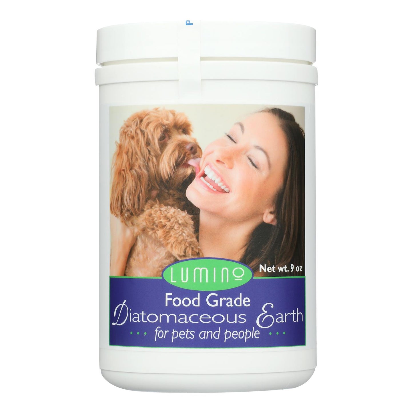 Lumino Home Diatomaceous Earth - Food Grade - Pets and People - 9 oz