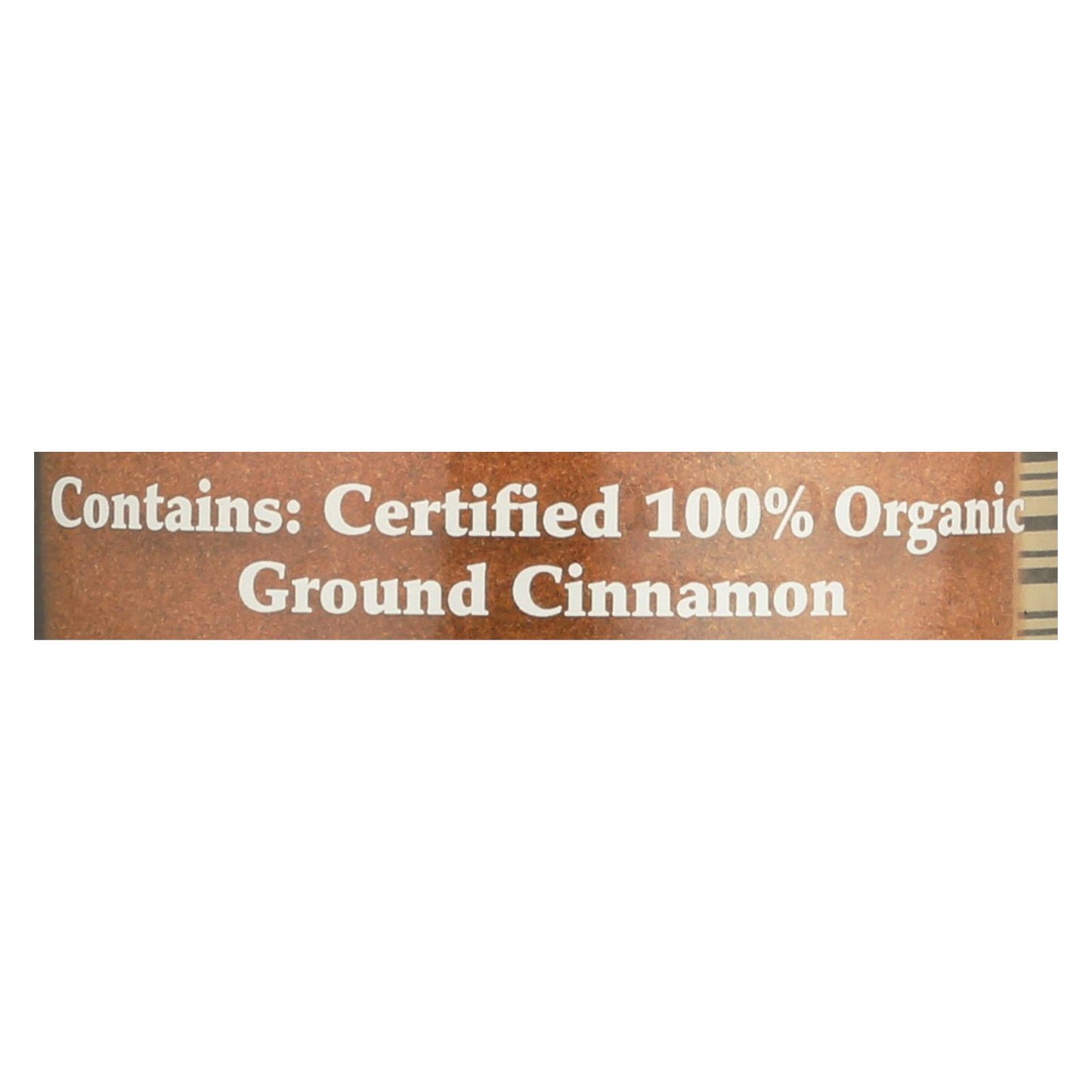 Morton And Bassett 100% Organic Ground Cinnamon - Case of 3 - 2.3 OZ