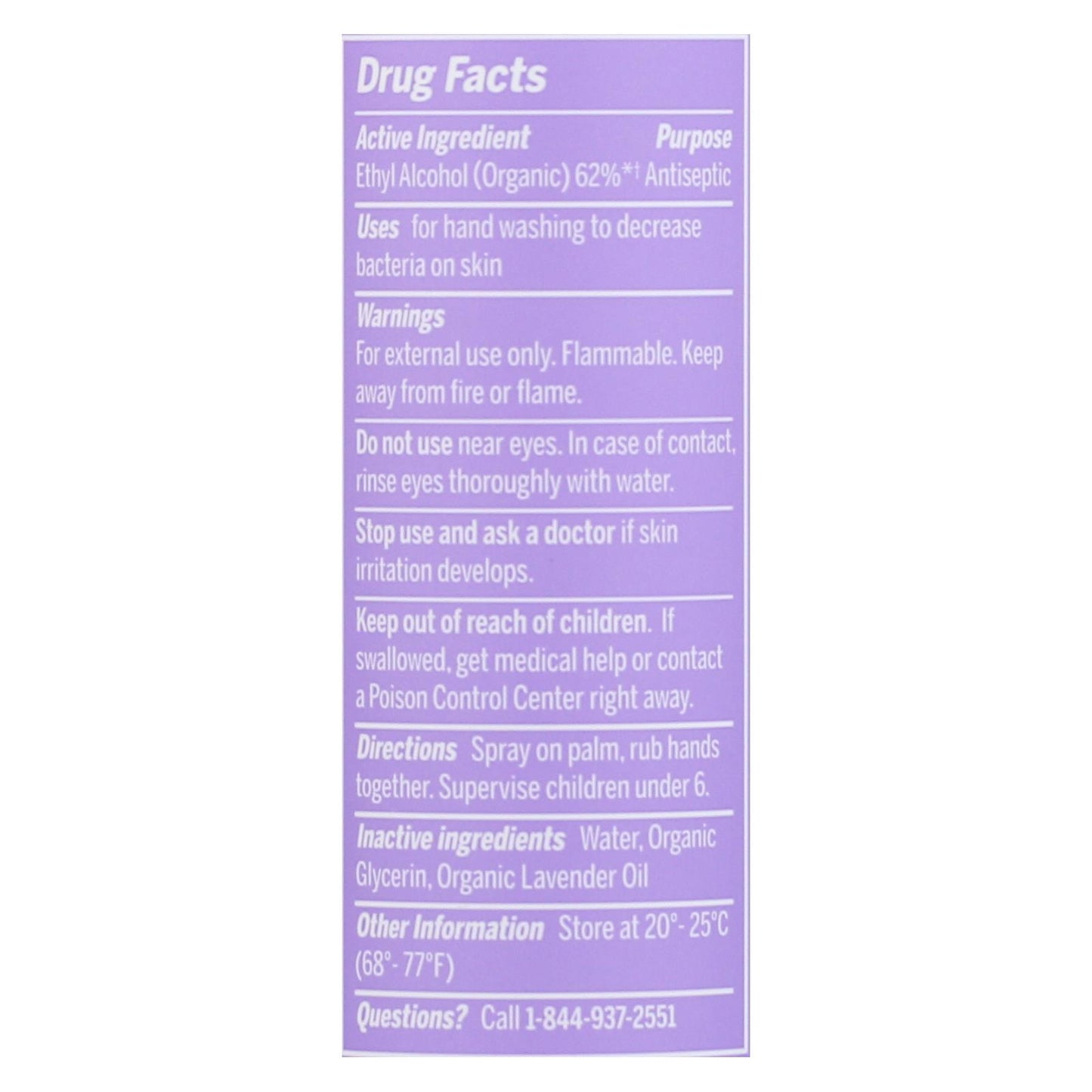 Dr. Bronner's - Hand Santz Spry Lvndr - Case of 12-2 FZ