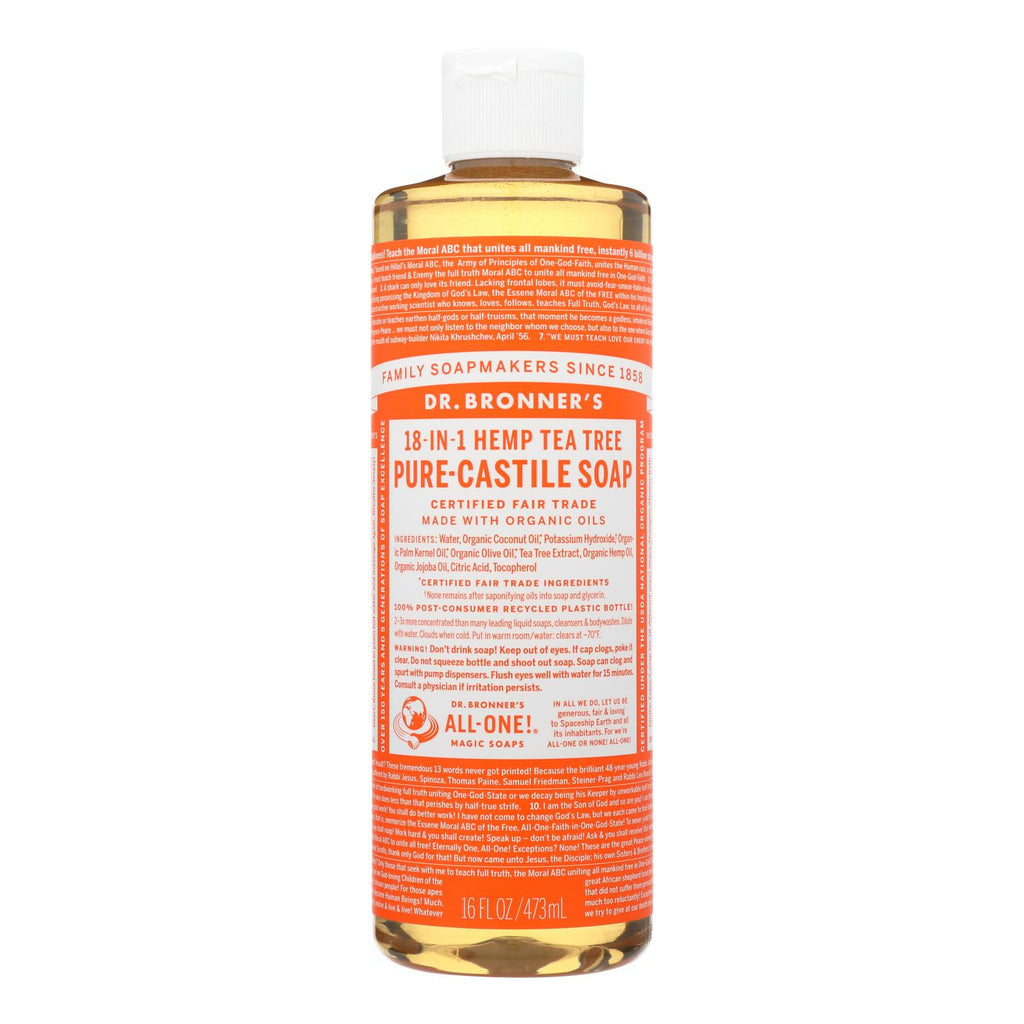 Dr. Bronner's - Castile Liquid Sp T/tree - 1 Each-16 FZ