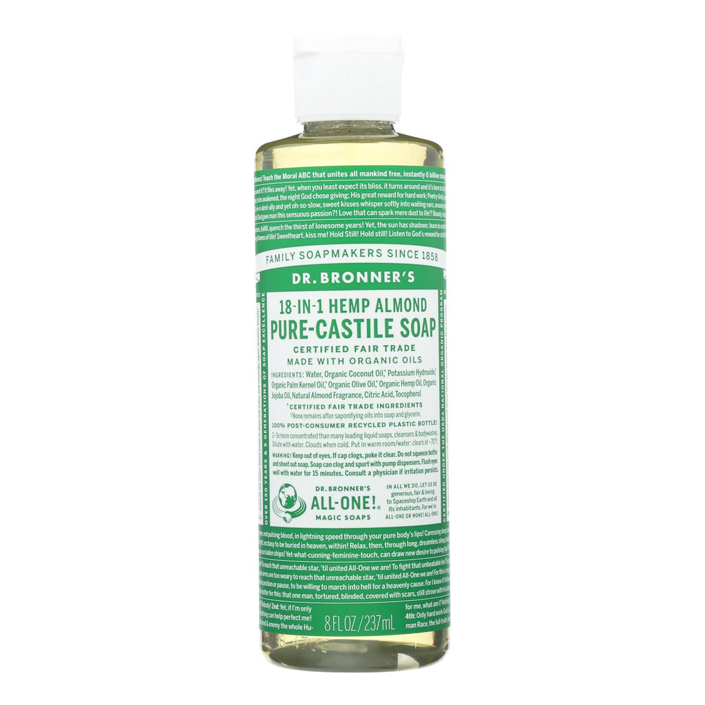 Dr. Bronner's - Castile Liquid Sp Almond - 1 Each-8 FZ
