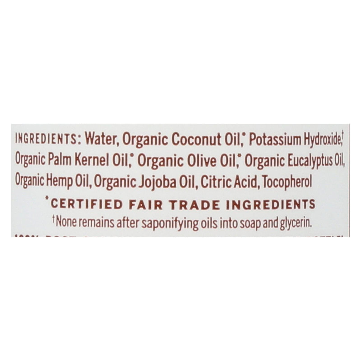 Dr. Bronner's - Castile Liquid Sp Euclyp - 1 Each-8 FZ