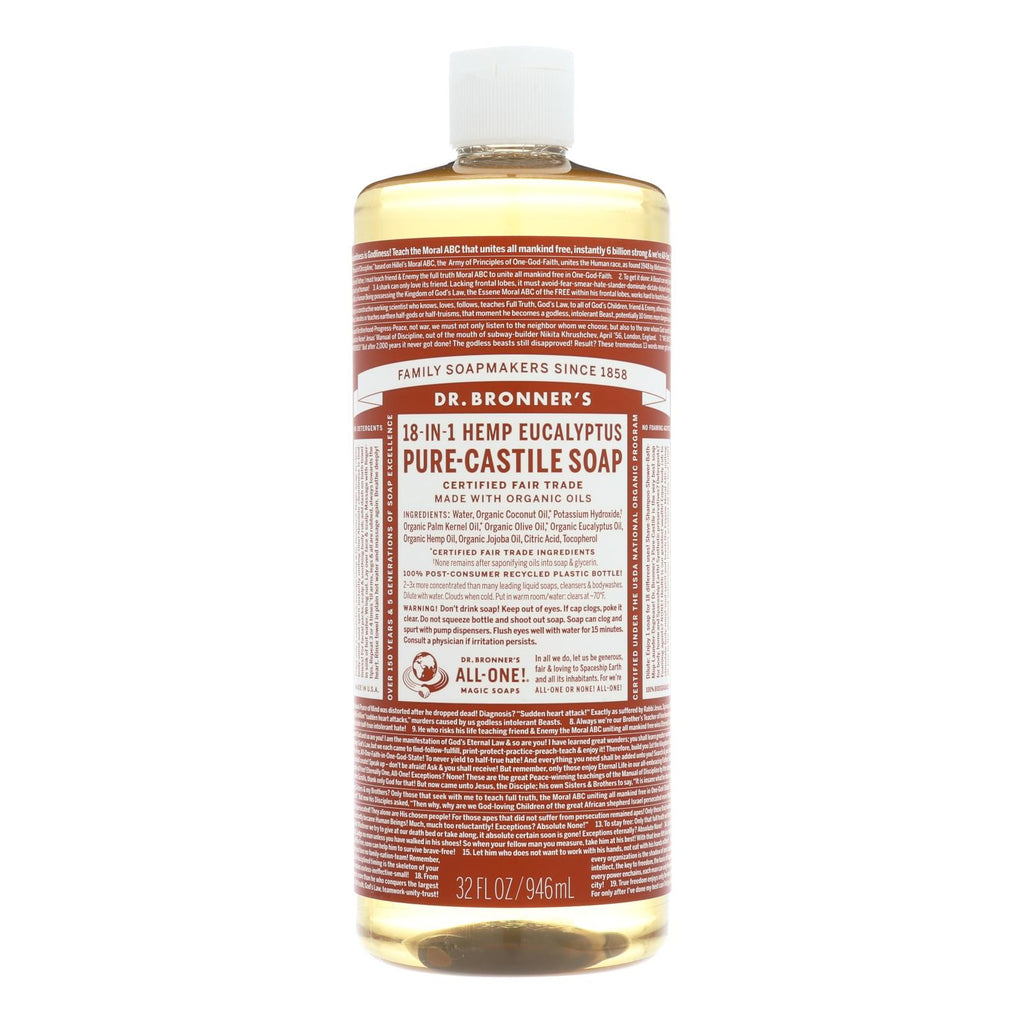 Dr. Bronner's - Castile Liquid Sp Euclyp - 1 Each-32 FZ